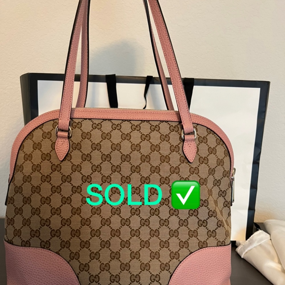 Gucci Bree canvas tote New with Dustbag